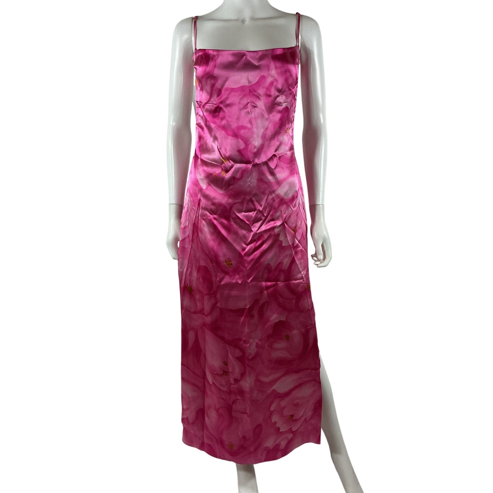 Mirror Palais S&M Pink Silk Dress Tulip Size L