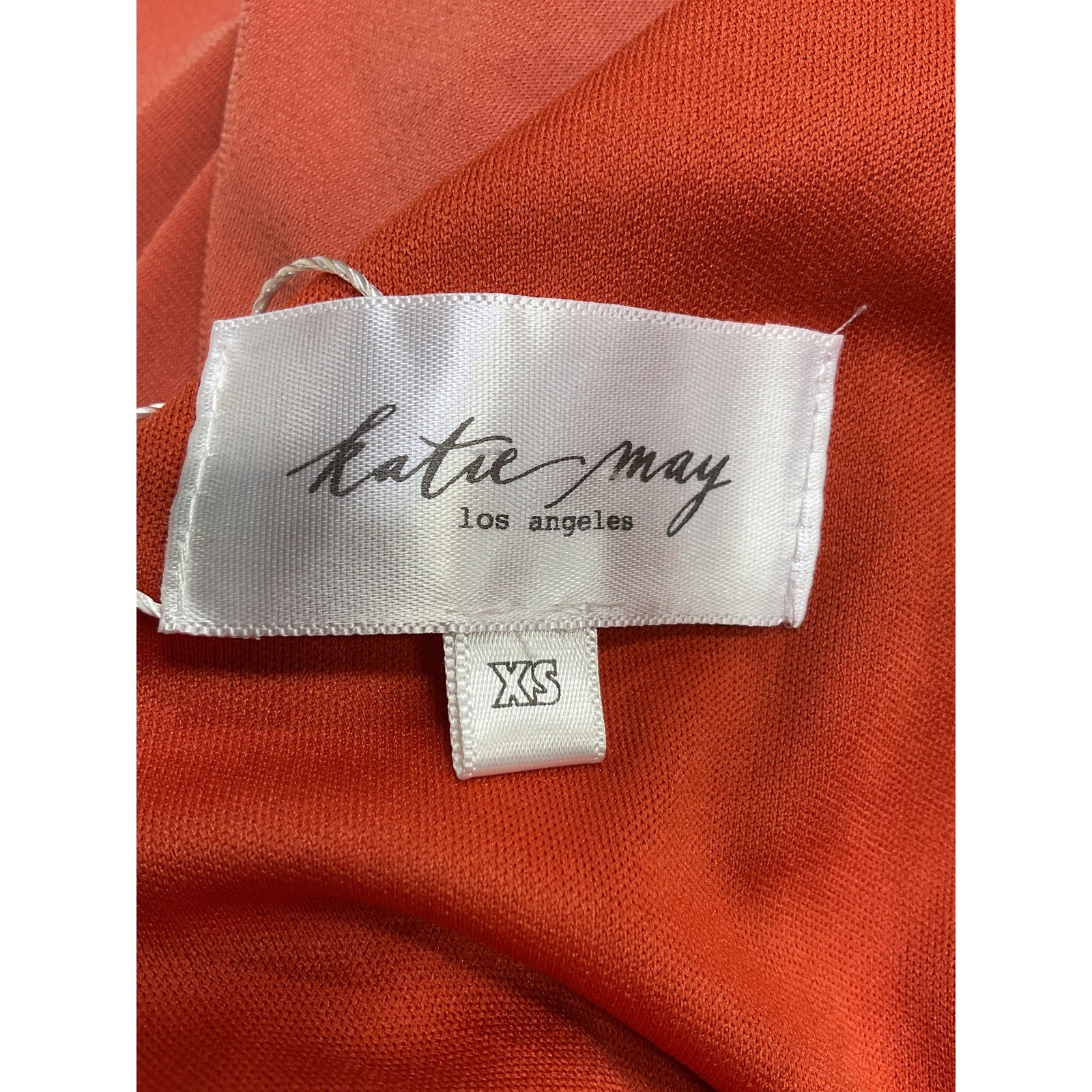 Katie May 'Lenny' Orange Polyester Dress Size XS