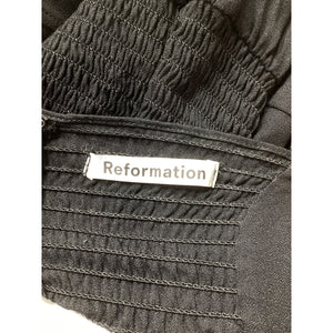 Reformation 'Rosalie' Black Dress Size 10