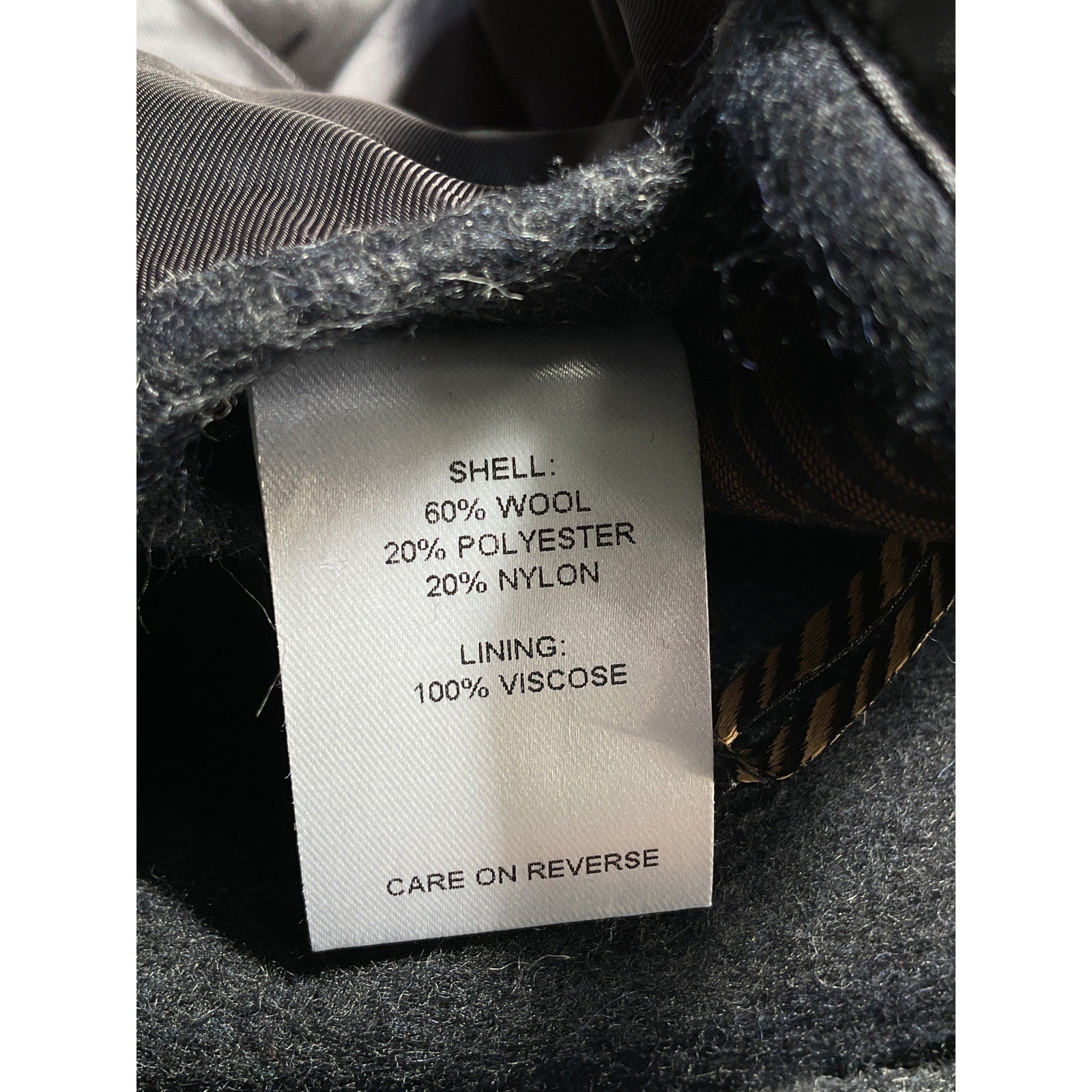 Billy Reid 'Car Blanket' Black Coat Size L