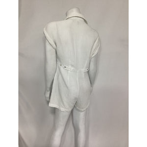 L*Space 'Mika' White Cotton Romper Size XS