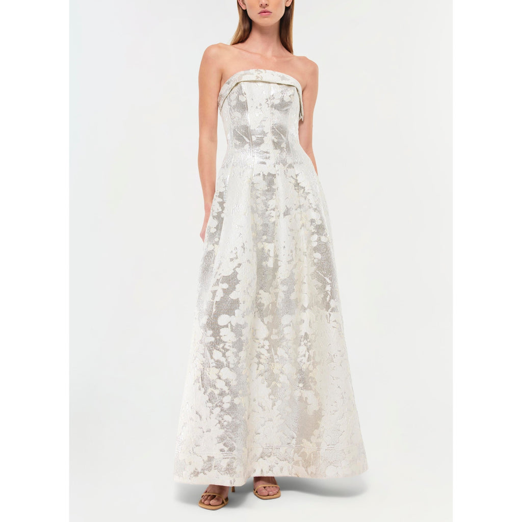 Simkhai 'Octavia' Silver Gown Size 0