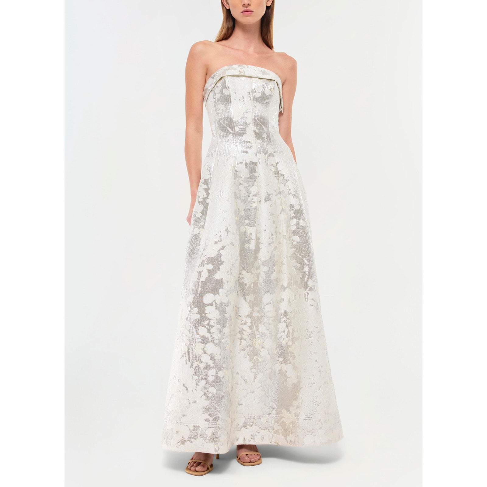 Simkhai 'Octavia' Silver Gown Size 0