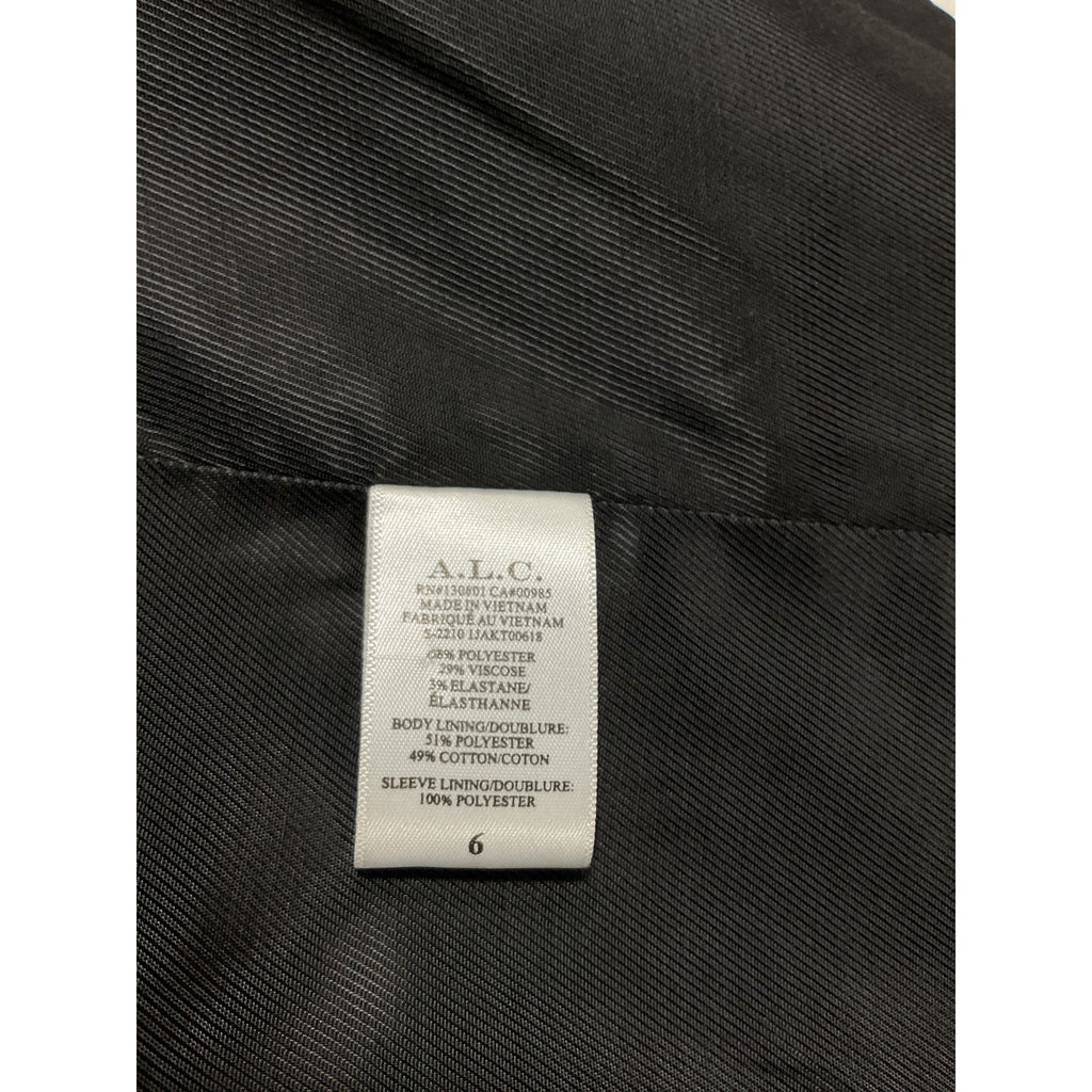 A.L.C. Black Blazer Size 6