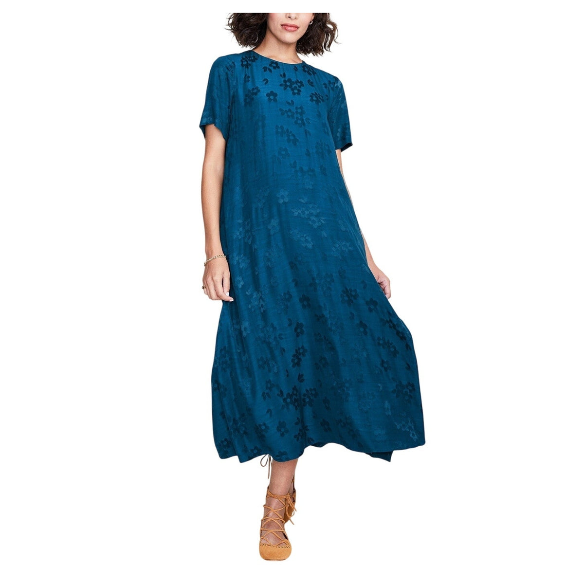 Hatch Floral Blue James Dress Size 0