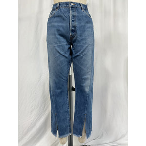 Eb Denim Split Hem Blue Cotton Ogs Denim Jean Size 30