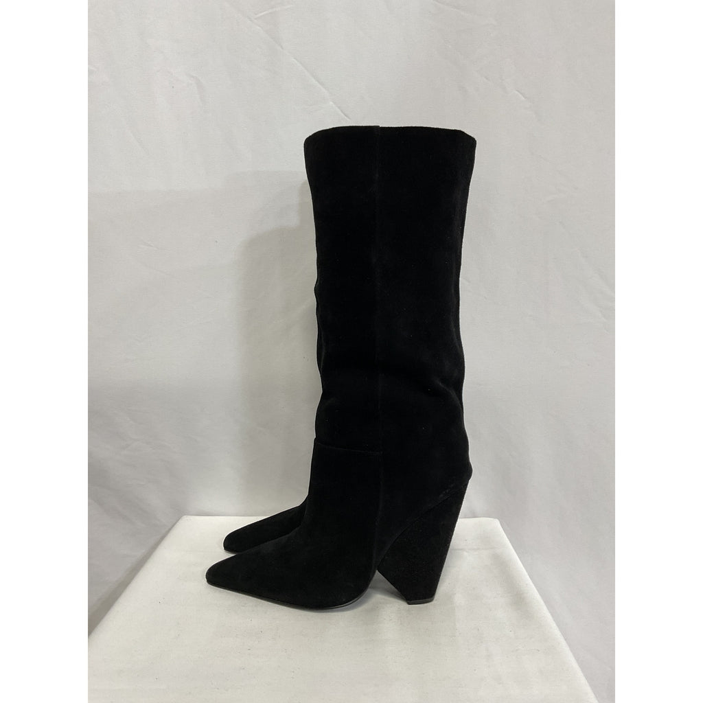 Raye 'Tarrytown' Black Suede Leather Boot Size 7