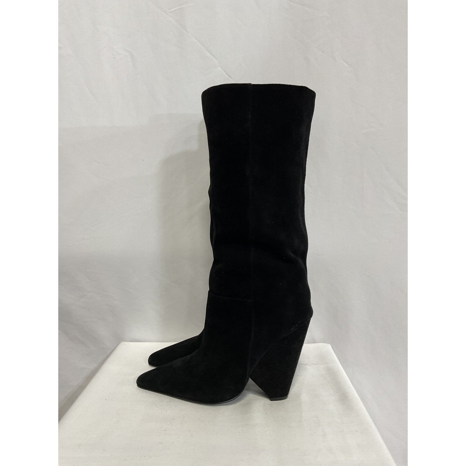 Raye 'Tarrytown' Black Suede Leather Boot Size 7