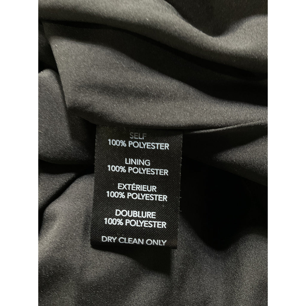 Neiman Marcus 'Crystal' Black Embellished Pleated Size 4