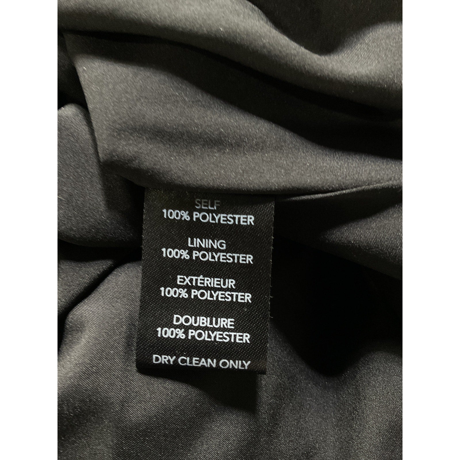 Neiman Marcus 'Crystal' Black Embellished Pleated Size 4