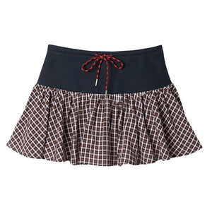 Sandro Checked Multicolor Marion Skort Size 34