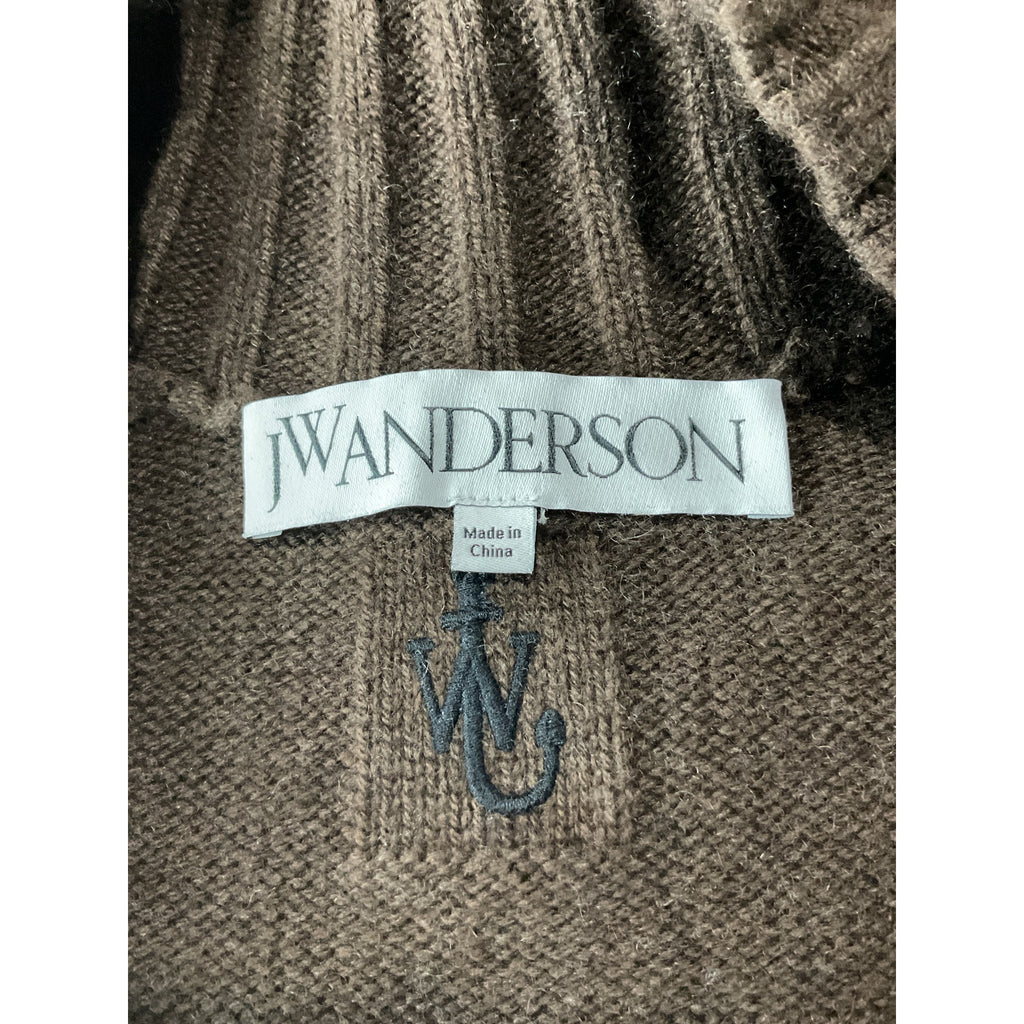 J.W. Anderson Brown Wool And Cashmere-Blend Sweater Size M