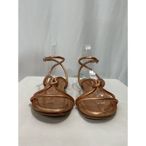 Dee Ocleppo 'Barbados' Gold Leather Sandals Size 7