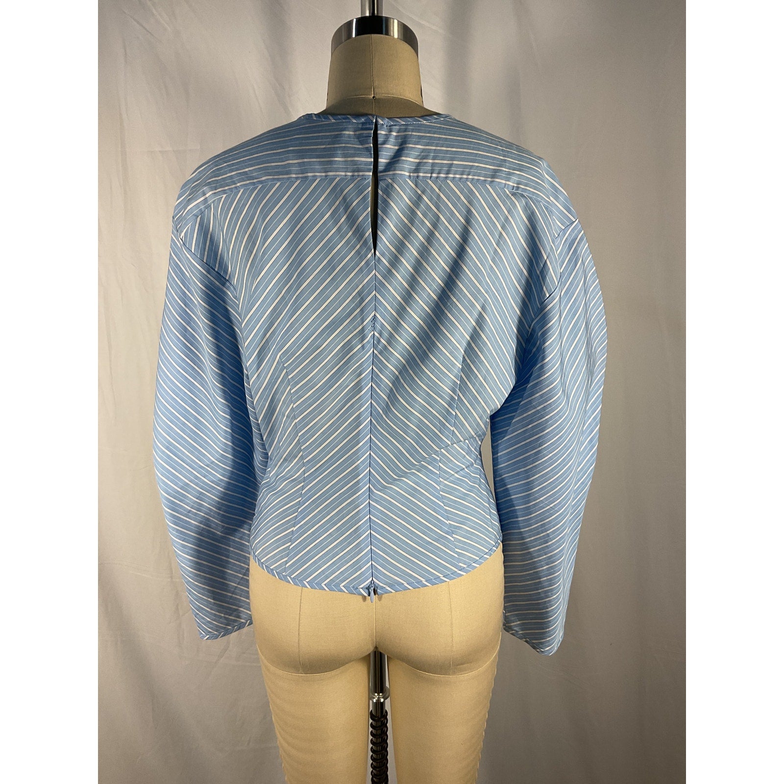 Aknvas 'Margot' Blue Cotton Top Size 0