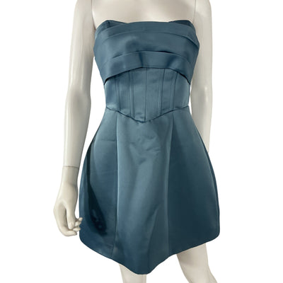 Elliatt Structured Sky Blue Coralie Mini Dress Size XS