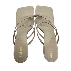 Alias Mae Strappy White Leia Heeled Sandals Size 39 EU / 9 US