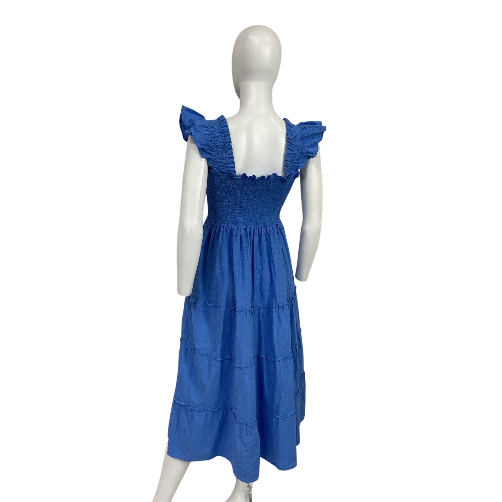 Hill House Home The Ellie Blue Cotton Nap Dress Size S