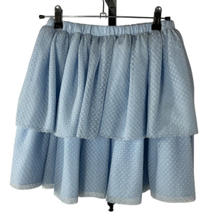 Hill House Home Tiered Powder Blue Clara Skirt Size S