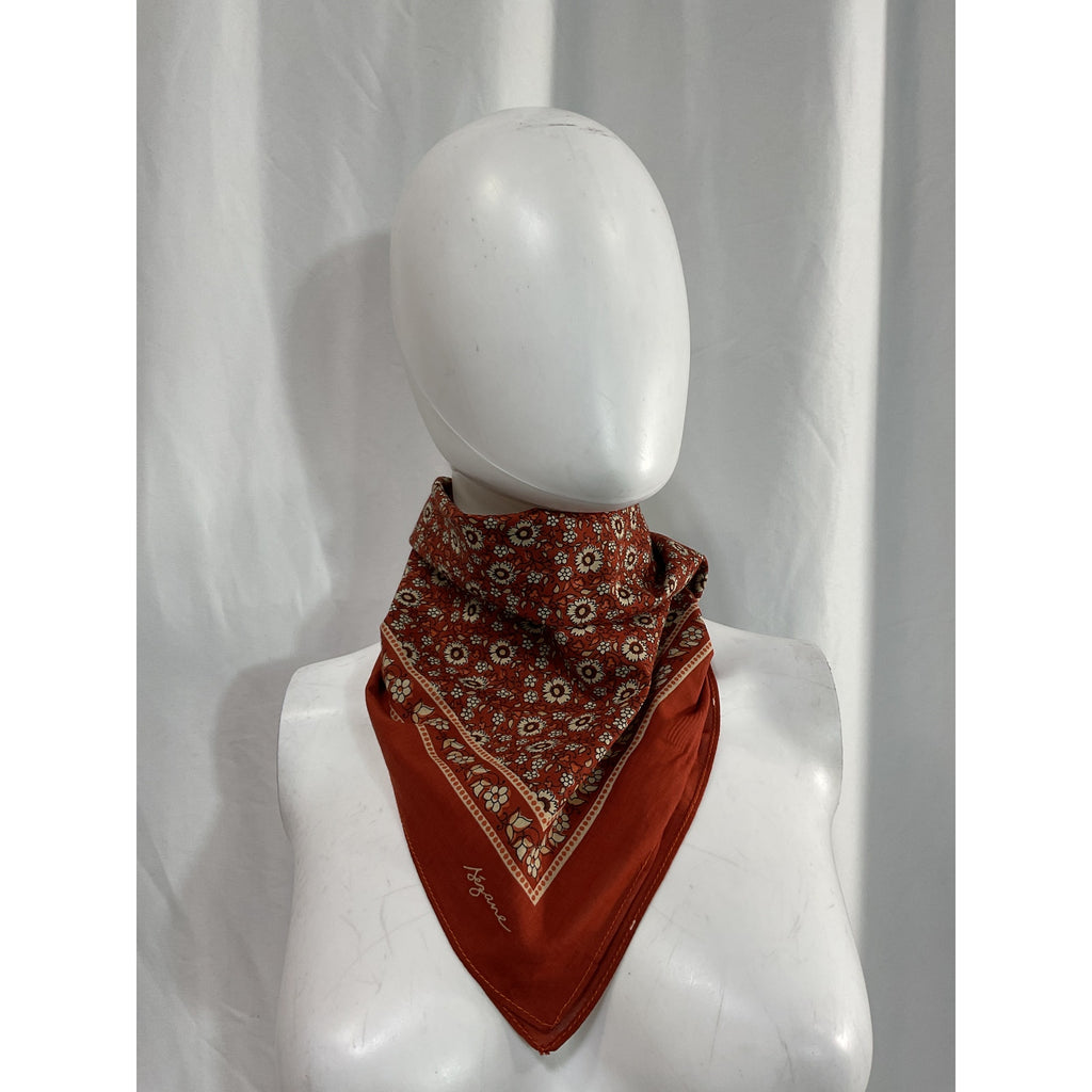 S�zane 'Floral' Red Scarf Size OS
