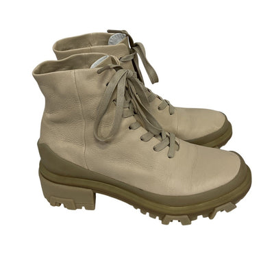 Rag And Bone Leather Oyster Grey Shiloh Hiking Boots Size 35 EU / 5 US