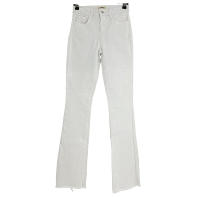 L'Agence High Rise White Ruth Denim Jeans Size 25