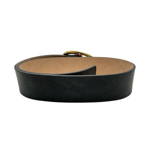 B-Low The Belt Polished Black Edmond Belt Size S