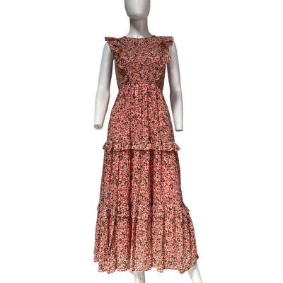 Banjanan Floral Pink Iris Dress Size XS