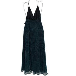 Michael Costello Shimmery Turquoise Harper Gown Size XXS