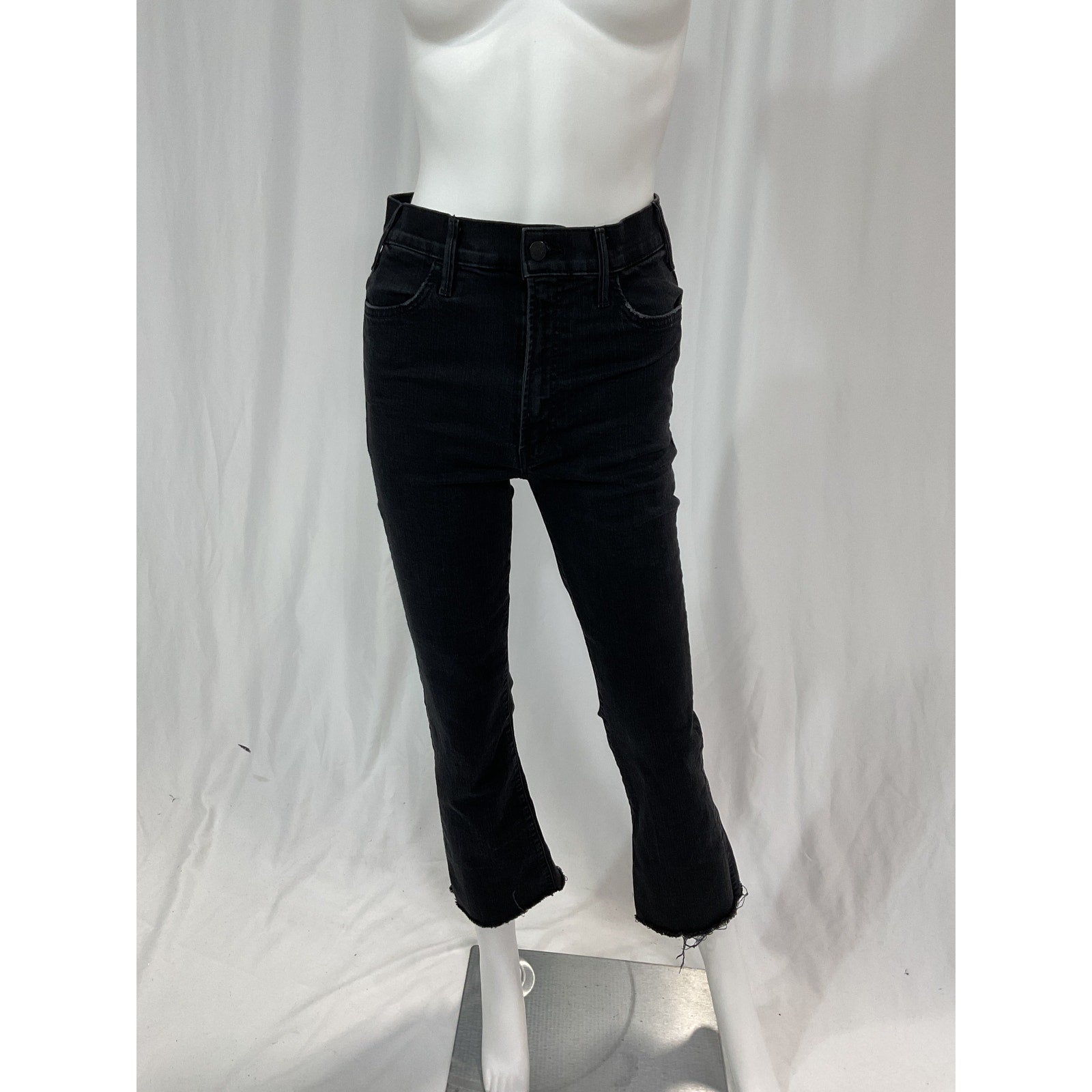 Mother 'The Hustler' Blue Ankle Fray Denim Jeans Size 27