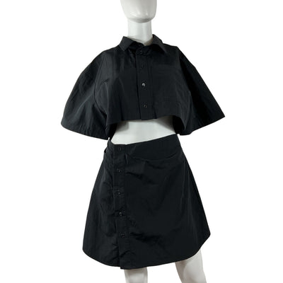 Jacquemus Sleek Black La Robe Arles Short Dress Size 42 FR / 10 US
