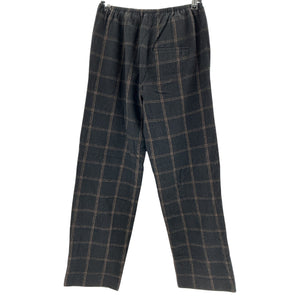 Vince Checked Black Wide Leg Pants Size 2