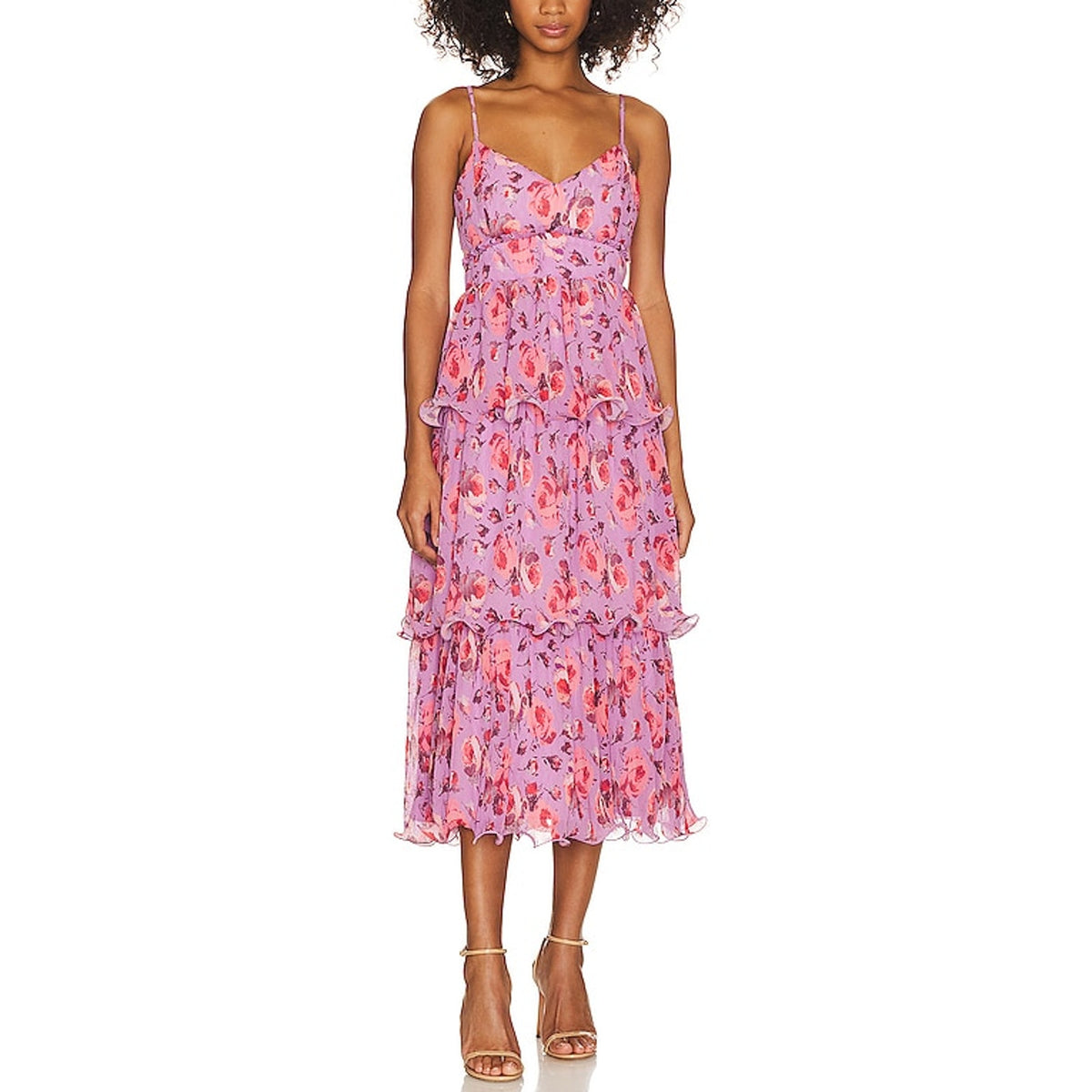 Likely Tiered Lilac Adriana Dress Size 6