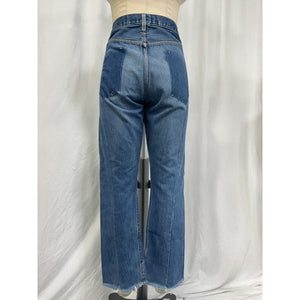 Eb Denim Split Hem Blue Cotton Ogs Denim Jean Size 30