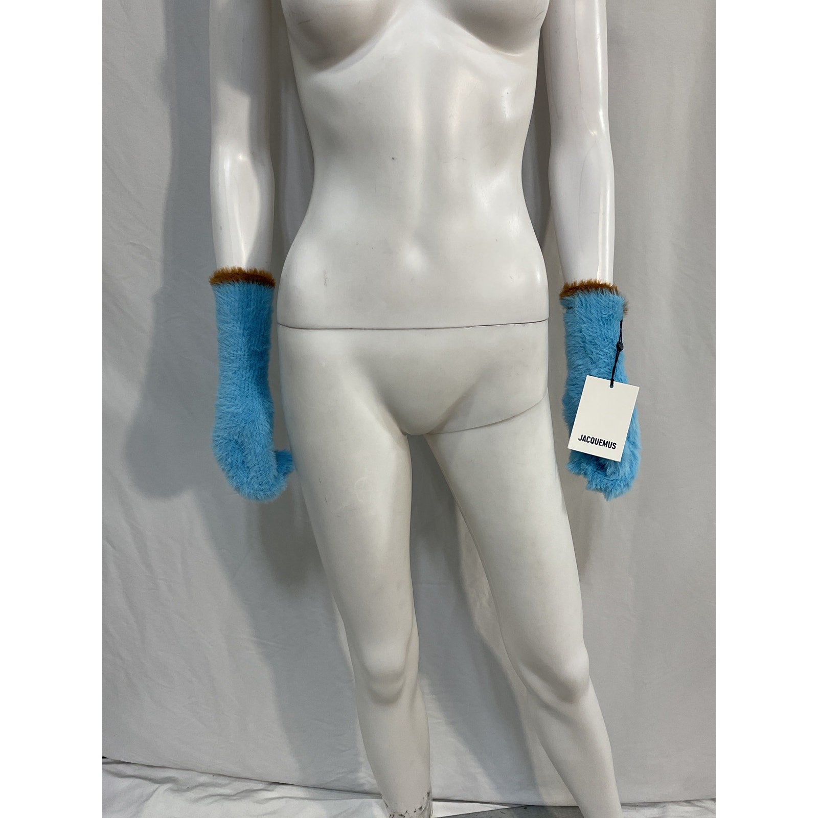 Jacquemus 'Les' Blue Polyamide Gants Neve Gloves Size OS - NWT