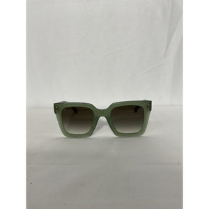 Isabel Marant Oversized Green Square Butterfly Sunglasses Size OS