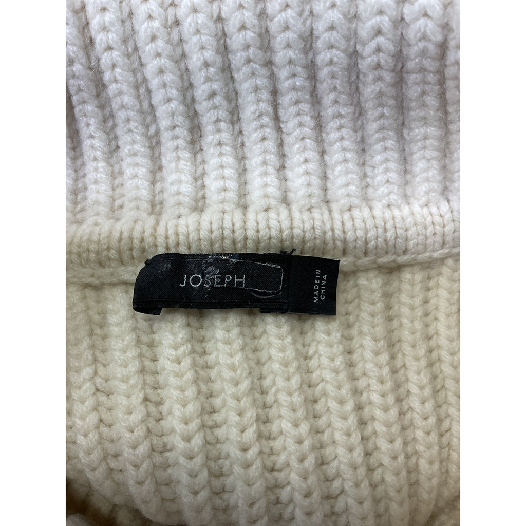 Joseph 'Relaxed' White Wool Turtleneck Sweater Size M