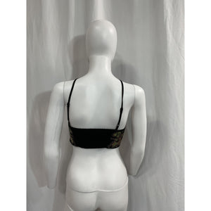 Allsaints 'Jamilia' Green Gene Embellished Top Size 2