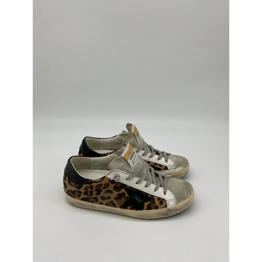 Golden Goose Brown Leather Superstar Sneaker Size 7