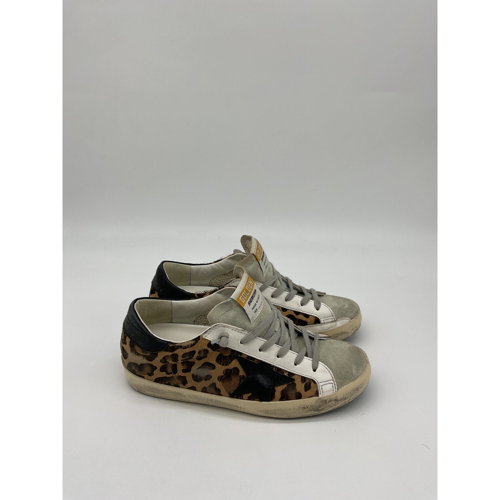Golden Goose Brown Leather Superstar Sneaker Size 7