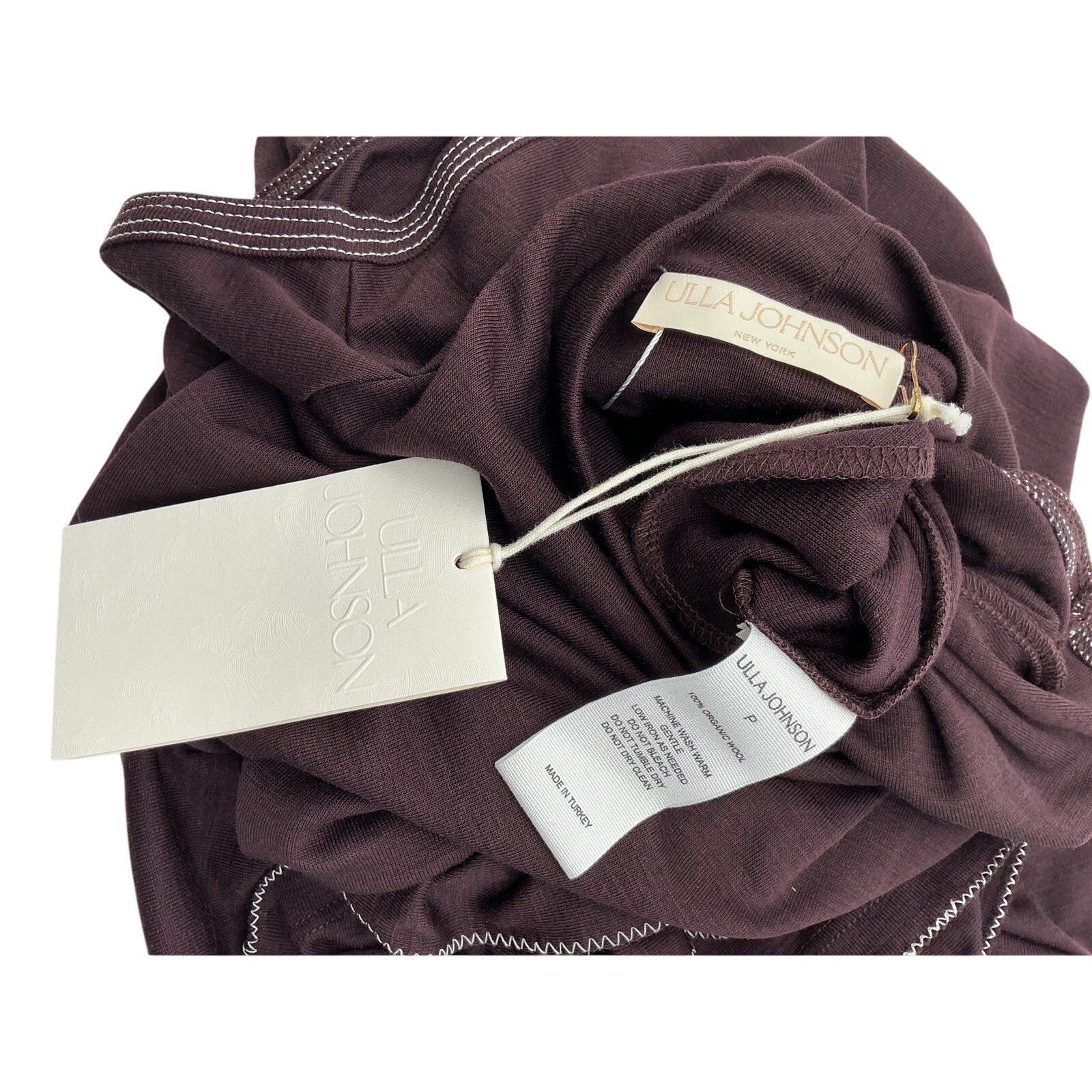 Ulla Johnson 'Gemma' Purple Wool Dress Size P
