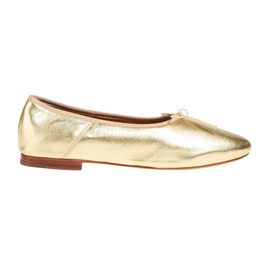 Mansur Gavriel Chic Gold Dream Ballerina Flats Size 7