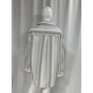 Faithfull The Brand 'En Vau' White Poplin Shirt Size 6