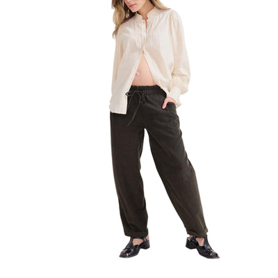 Hatch Corduroy Dark Pine Jude Pants Size 2