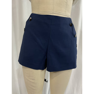Ramy Brook 'Drew' Navy Cotton Mini Short Size 10 - NWT
