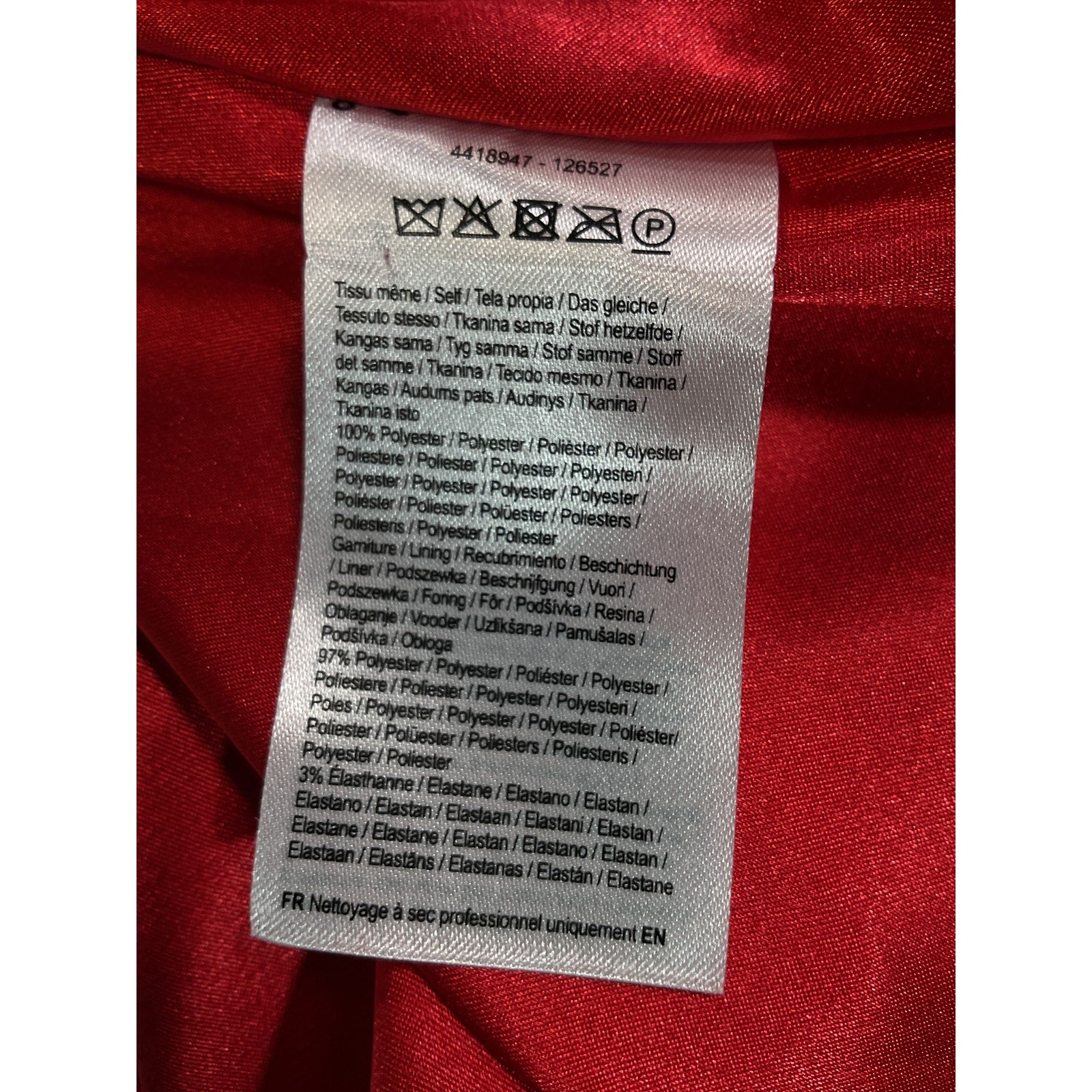 Ml Monique Lhuillier 'Monique Lhuillier' Red Swiss Dot Off-The-Shoulder Minidress Size 6