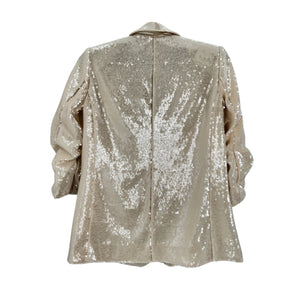 Cinq A Sept Sequined Beige Kimmi Blazer Size 00