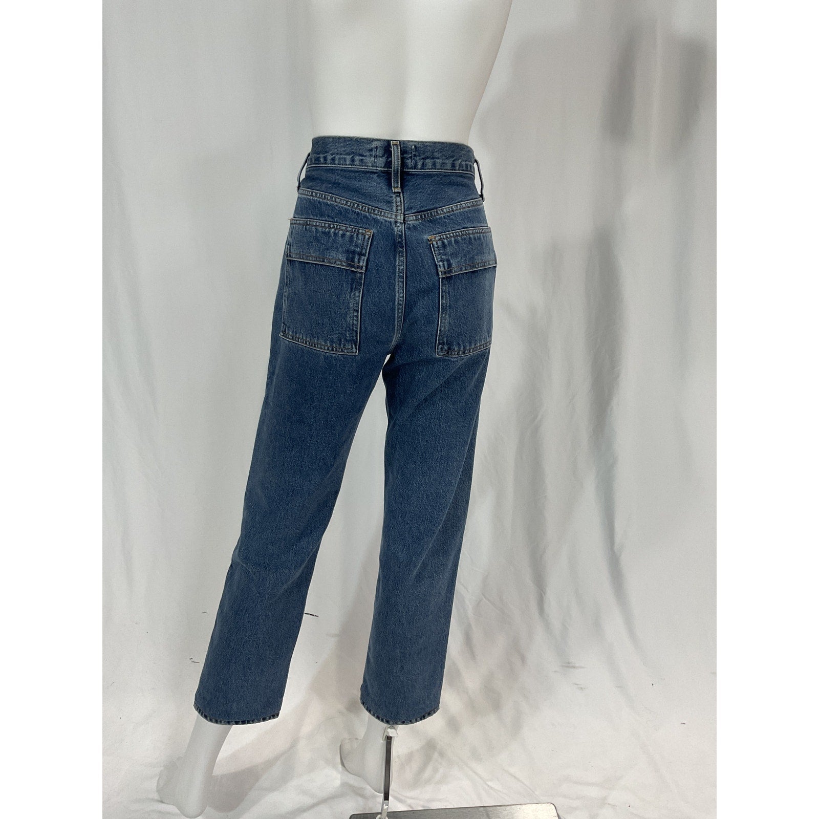Agolde 'Cooper' Blue Cargo Denim Jean Size 25