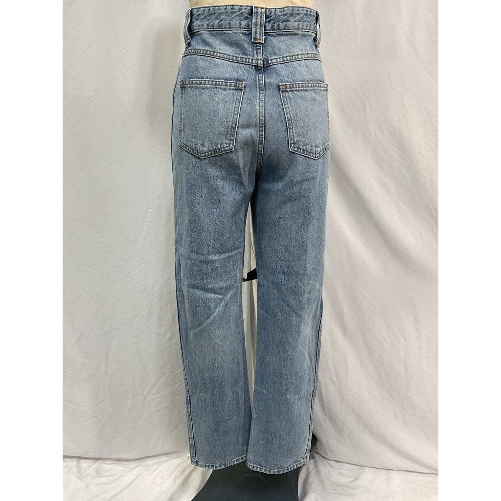 Khaite 'Albi' Blue Cotton Straight Denim Jean Size 27