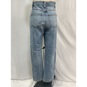 Khaite 'Albi' Blue Cotton Straight Denim Jean Size 27