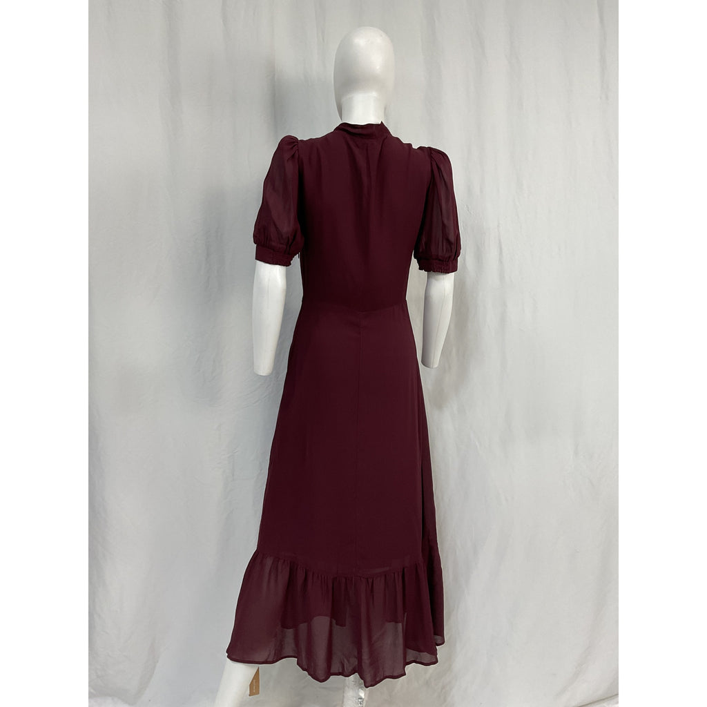 Reformation 'Reeds' Purple Viscose Dress Size 4